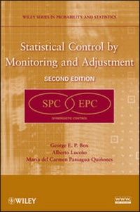 Enlarge image Cover: Statistical Control by Monitoring and Adjustment - Wiley