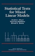 Cover: Statistical Tests for Mixed Linear Models - Wiley