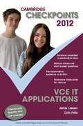 Cover: Cambridge Checkpoints VCE IT Applications 2012 - Cambridge University Press
