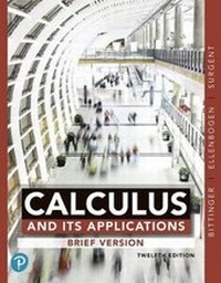 Enlarge image Cover: Calculus and Its Applications, Brief Version, Plus Mylab Math with Pearson Etext -- 24-Month Access Card Package - Pearson