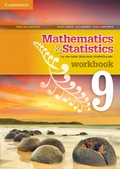 Cover: Mathematics and Statistics for the New Zealand Curriculum Year 9 Workbook - Cambridge University Press