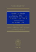 Cover: International Investment, Political Risk, and Dispute Resolution - Oxford University Press