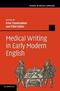 Cover: Medical Writing in Early Modern English - Cambridge University Press