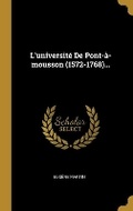 Cover: L'universite De Pont-a-mousson (1572-1768)... - Wentworth Press