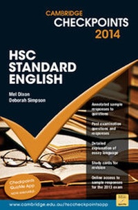 Enlarge image Cover: Cambridge Checkpoints HSC Standard English 2014 - Cambridge University Press