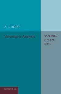 Enlarge image Cover: Volumetric Analysis - Cambridge University Press