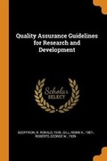 Cover: Quality Assurance Guidelines for Research and Development - Franklin Classics Trade Press