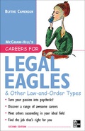 Cover: Careers for Legal Eagles & Other Law-and-Order Types, Second edition - McGraw-Hill Education