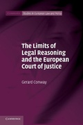 Cover: The Limits of Legal Reasoning and the European Court of Justice - Cambridge University Press
