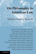 Cover: On Philosophy in American Law - Cambridge University Press