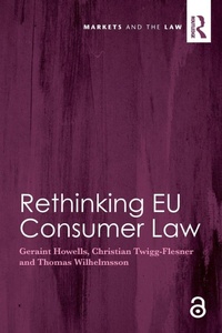 Enlarge image Cover: Rethinking EU Consumer Law - Routledge
