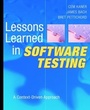 Cover: Lessons Learned in Software Testing - Wiley