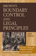 Cover: Brown's Boundary Control and Legal Principles - Wiley