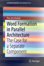 Cover: Word Formation in Parallel Architecture - Springer