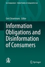 Cover: Information Obligations and Disinformation of Consumers - Springer