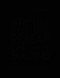 Cover: Architecture Research Building - Birkh&auml;user