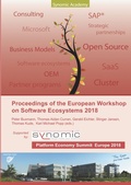 Cover: Proceedings of the European Workshop on Software Ecosystems 2018 - BoD - Books on Demand