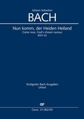 Cover: Nun komm, der Heiden Heiland (Klavierauszug) - Carus-Verlag