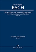 Cover: Sie werden aus Saba alle kommen (Klavierauszug) - Carus-Verlag