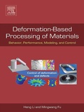 Cover: Deformation-Based Processing of Materials - Elsevier
