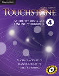 Cover: Touchstone Level 4 Student's Book with Online Workbook - Cambridge University Press