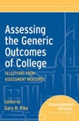 Cover: Assessing the Generic Outcomes of College - Jossey-Bass