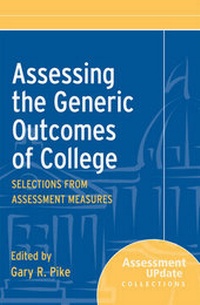 Enlarge image Cover: Assessing the Generic Outcomes of College - Jossey-Bass