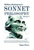 Cover: William Shakespeare's Sonnet Philosophy, Volume 4 - Quaternary Imprint