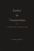 Bild: Justice in Transactions - The Belknap Press