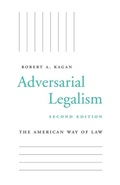 Cover: Adversarial Legalism - Harvard University Press