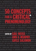 Cover: 50 Concepts for a Critical Phenomenology - Northwestern University Press