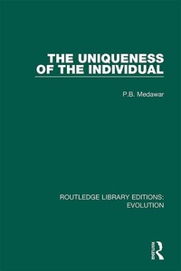 Enlarge image Cover: The Uniqueness of the Individual - Routledge