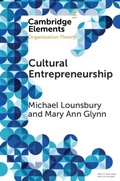Cover: Cultural Entrepreneurship - Cambridge University Press