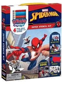 Enlarge image Cover: Drawmaster Marvel Spider-Man: Super Stencil Kit - CrackBoom! Books