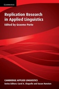 Cover: Replication Research in Applied Linguistics - Cambridge University Press