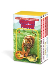 Enlarge image Cover: Choose Your Own Adventure 4-Book Boxed Set Creature Feature Box (The Case of the Silk King, Inca Gold, Search for Black Rhino, Search for Mountain Gorillas) - Chooseco LLC