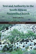 Cover: Text and Authority in the South African Nazaretha Church - Cambridge University Press
