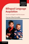 Cover: Bilingual Language Acquisition - Cambridge University Press