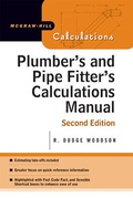 Cover: Plumber's and Pipe Fitter's Calculations Manual - McGraw-Hill Education