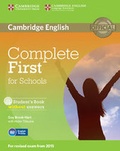 Cover: Complete First for Schools Student's Book without Answers with CD-ROM - Cambridge University Press