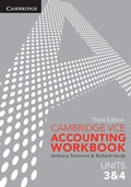 Cover: Cambridge VCE Accounting Units 3&4 Workbook - Cambridge University Press