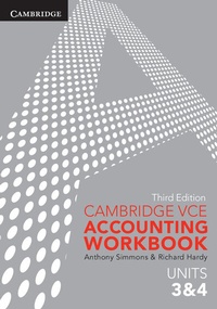 Abbildung von: Cambridge VCE Accounting Units 3&4 Workbook - Cambridge University Press