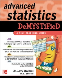 Enlarge image Cover: Advanced Statistics Demystified - McGraw-Hill Education