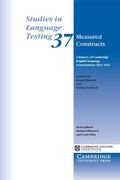 Cover: Measured Constructs - Cambridge University Press
