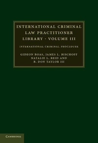 Enlarge image Cover: International Criminal Law Practitioner Library: Volume 3 - Cambridge University Press