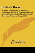 Cover: Decker's Dream - Kessinger Publishing Co