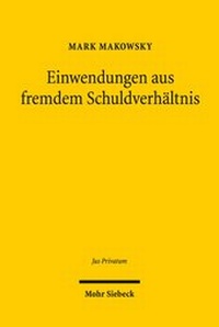 Bild: Einwendungen aus fremdem Schuldverhaeltnis - Mohr Siebeck