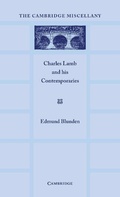 Cover: Charles Lamb and his Contemporaries - Cambridge University Press