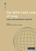 Cover: The WTO Case Law of 2009 - Cambridge University Press