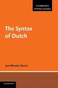 Enlarge image Cover: The Syntax of Dutch - Cambridge University Press